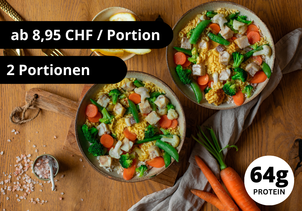 CH: Pollack, rice & vegetables (XL, 2 portions)