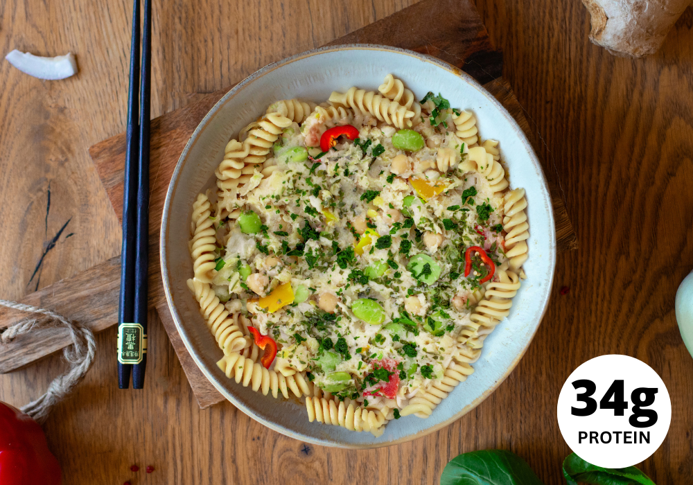 CH: Protein fusilli with lemongrass sauce
