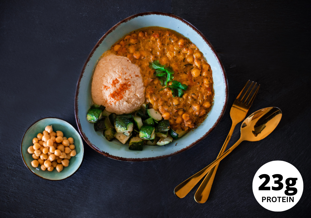 Chickpeas with harissa
