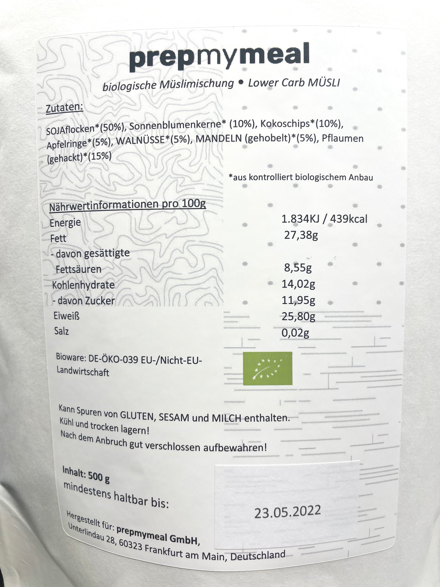 3er Lower Carb Muesli