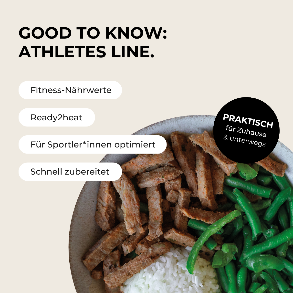 Athletes Line : Bandes de bœuf
