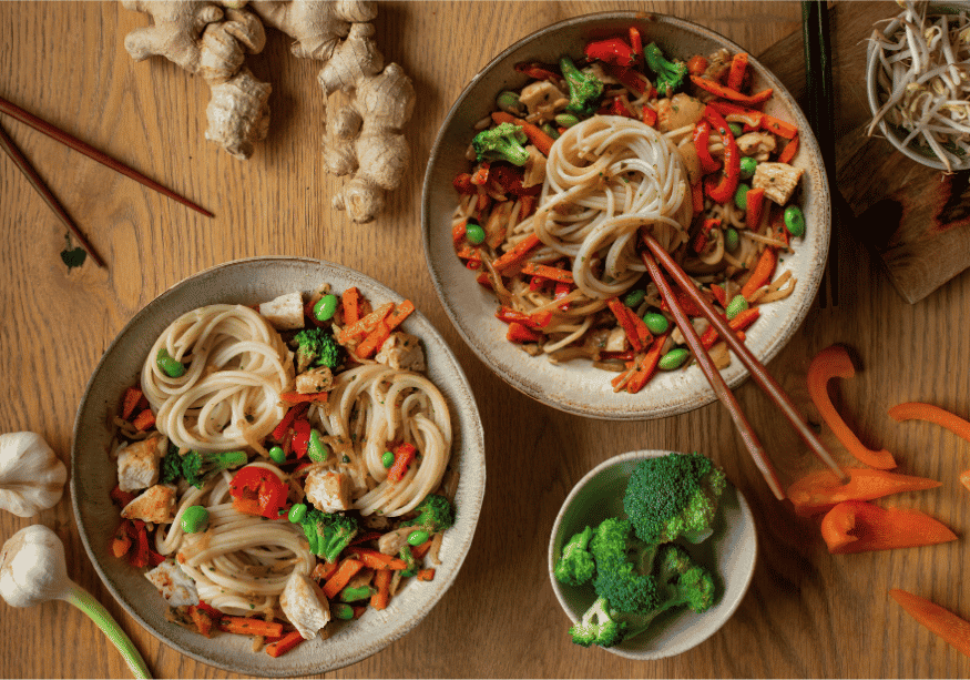 Noodles Asian Style (XL, 2 portions)