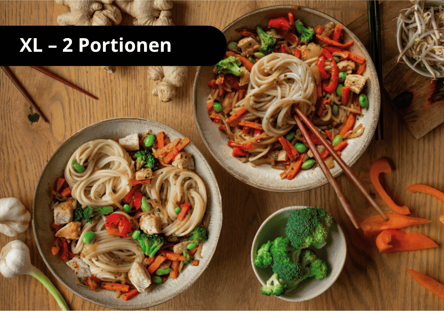 Noodles Asian Style (XL, 2 Portionen)