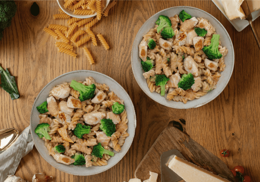 Protein Pasta All'Alfredo (XL, 2 Portionen)