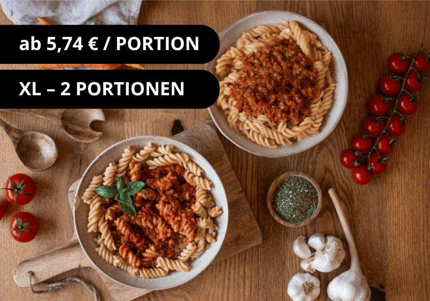 Vegane Protein Pasta Bolognese (XL, 2 Portionen)