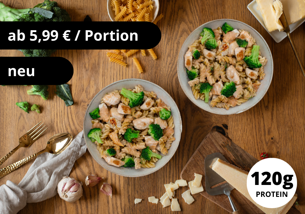 Protein Pasta All'Alfredo (XL, 2 Portionen)