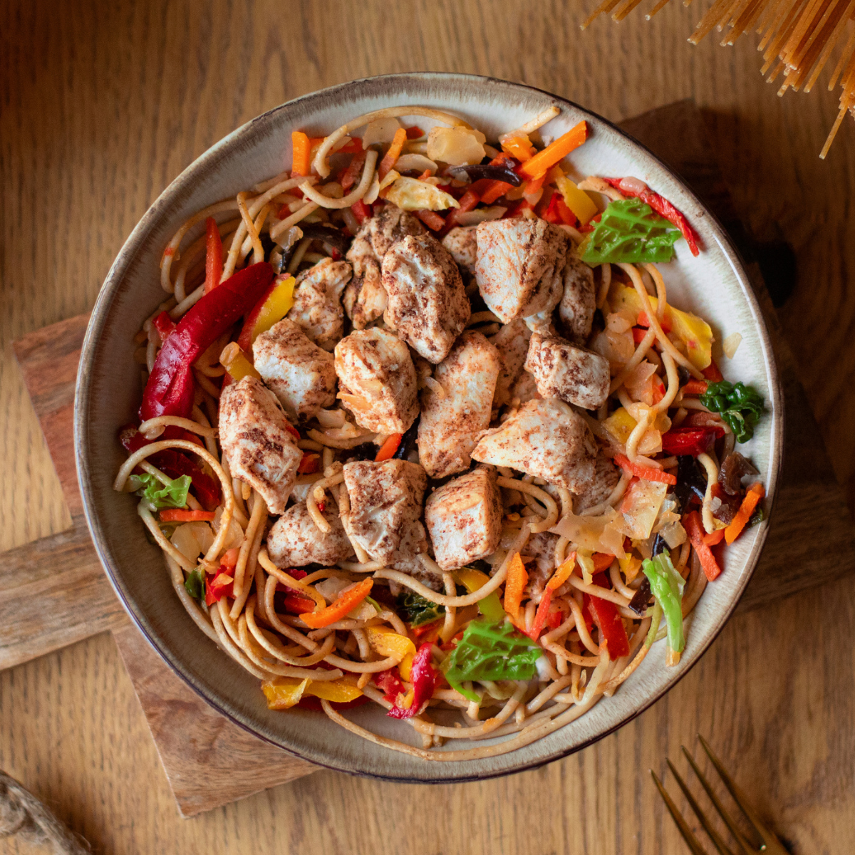CH: Asian-style chili noodles