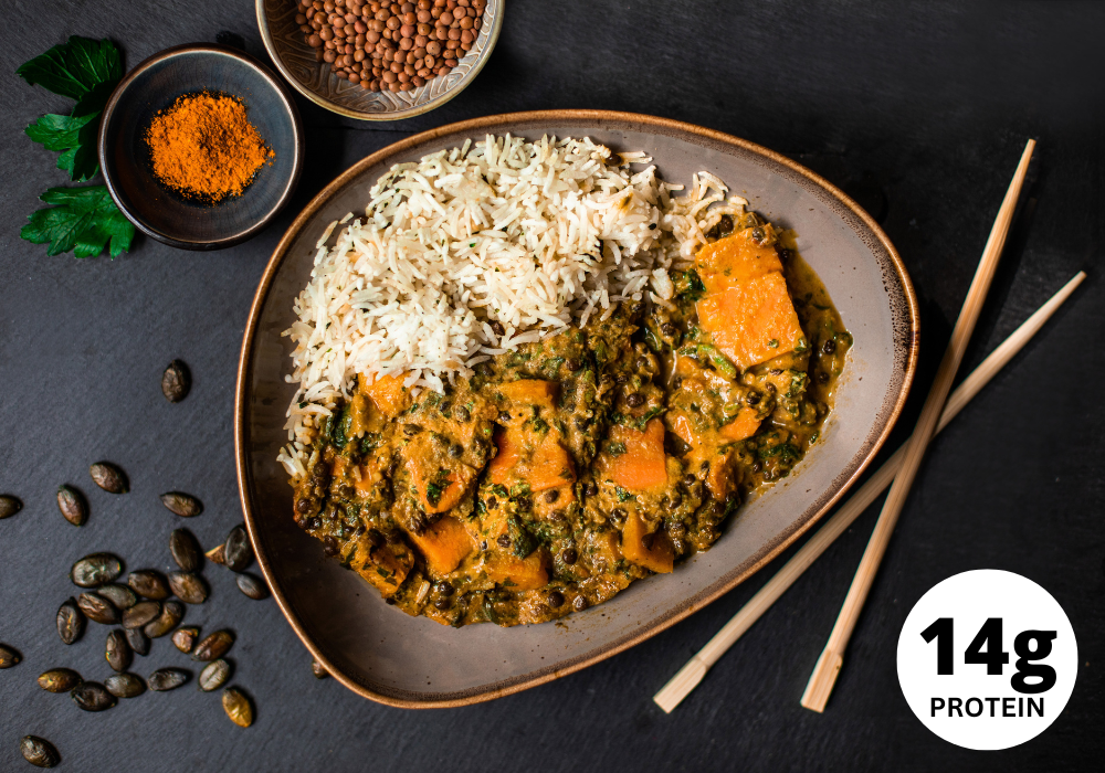 🌱 Pumpkin lentil curry