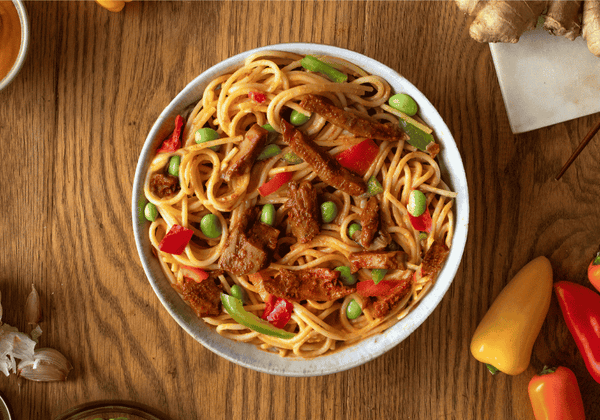 CH: Asian noodles with beef