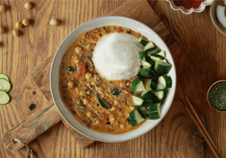 Chickpeas with harissa