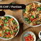 CH: Asia Nudeln in Erdnusssauce (XL, 2 Portionen)