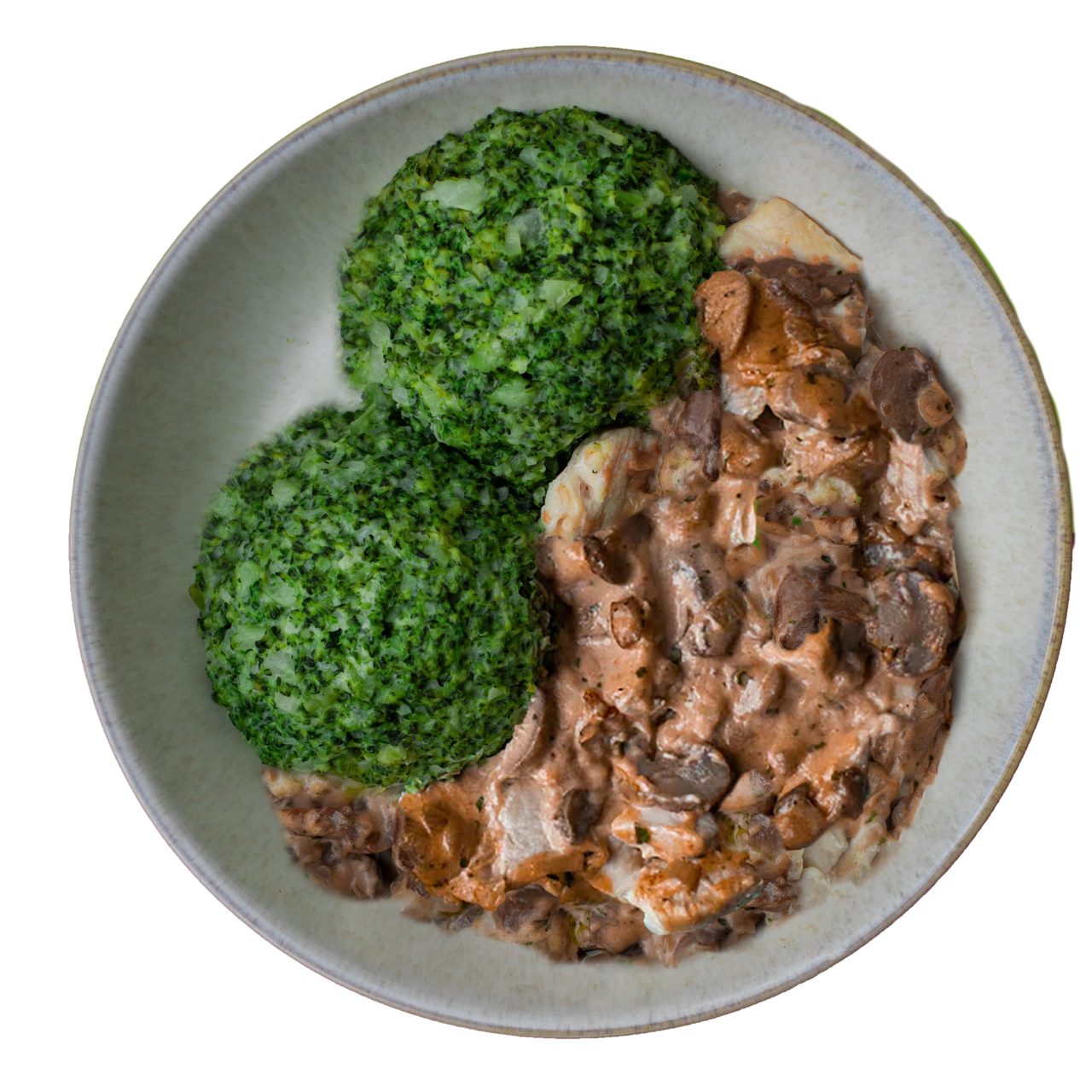 Poitrine de poulet à la crème de champignons