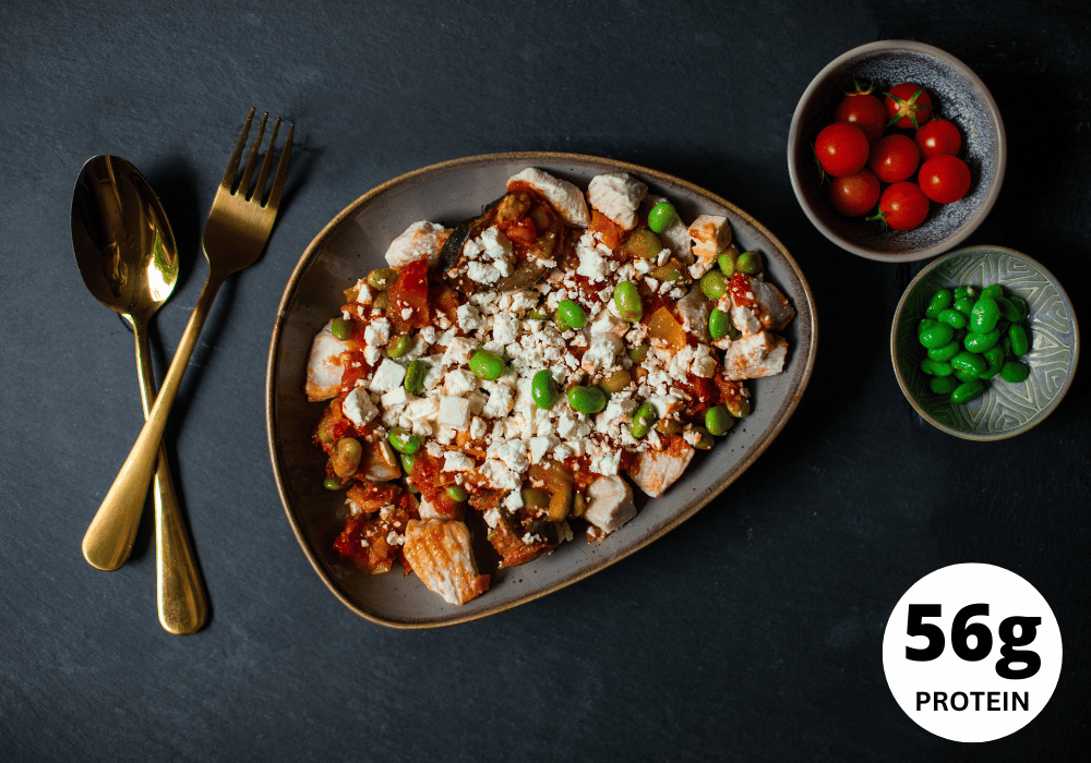 Poulet aux légumes et au fromage