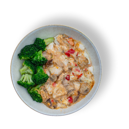 Poulet gratiné au fromage