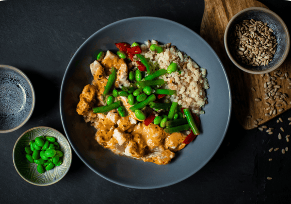 CH : Curry de poulet rouge
