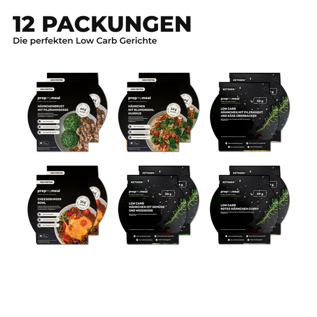 Boîte de 12 Low Carb/Keto