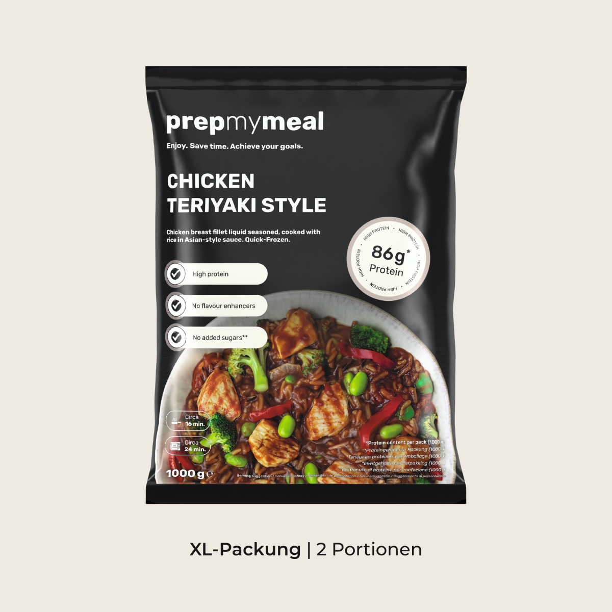 Chicken Teriyaki (XL, 2 Portionen)