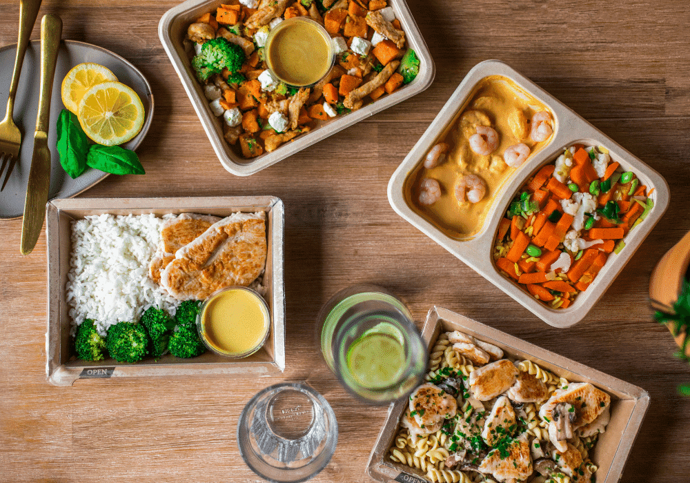 Boîte individuelle de 6 aliments sains