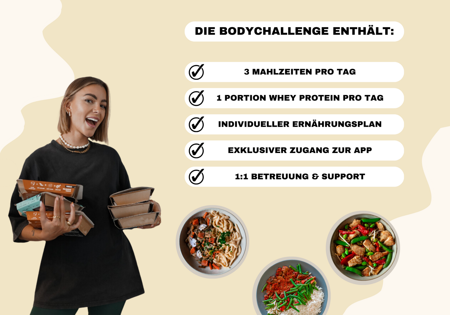 Body Challenge Muskelaufbau