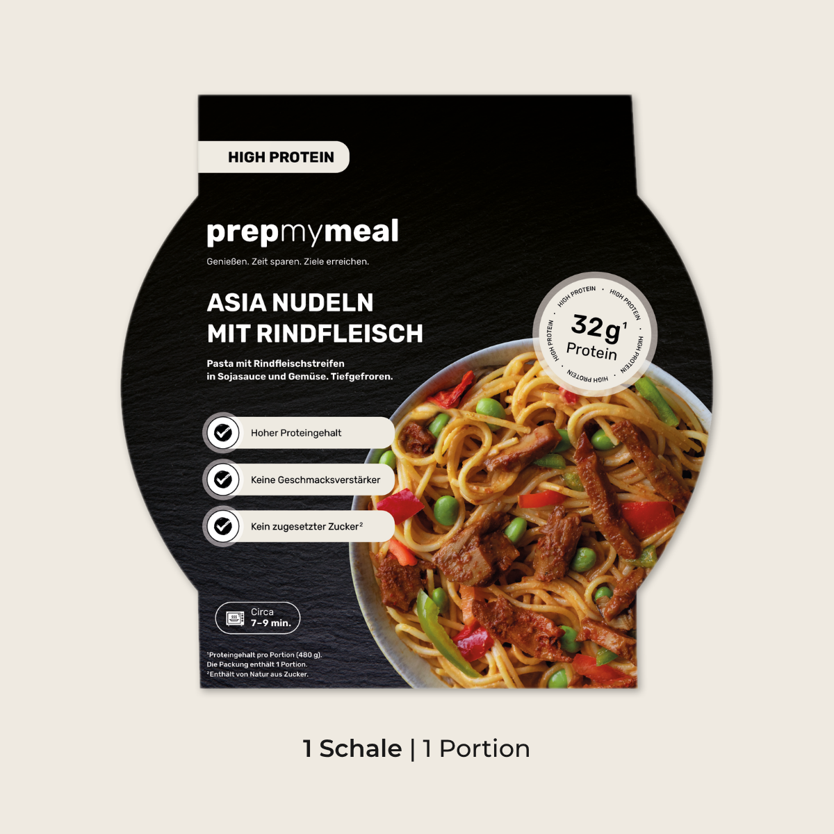 Asia Nudeln mit Rindfleisch