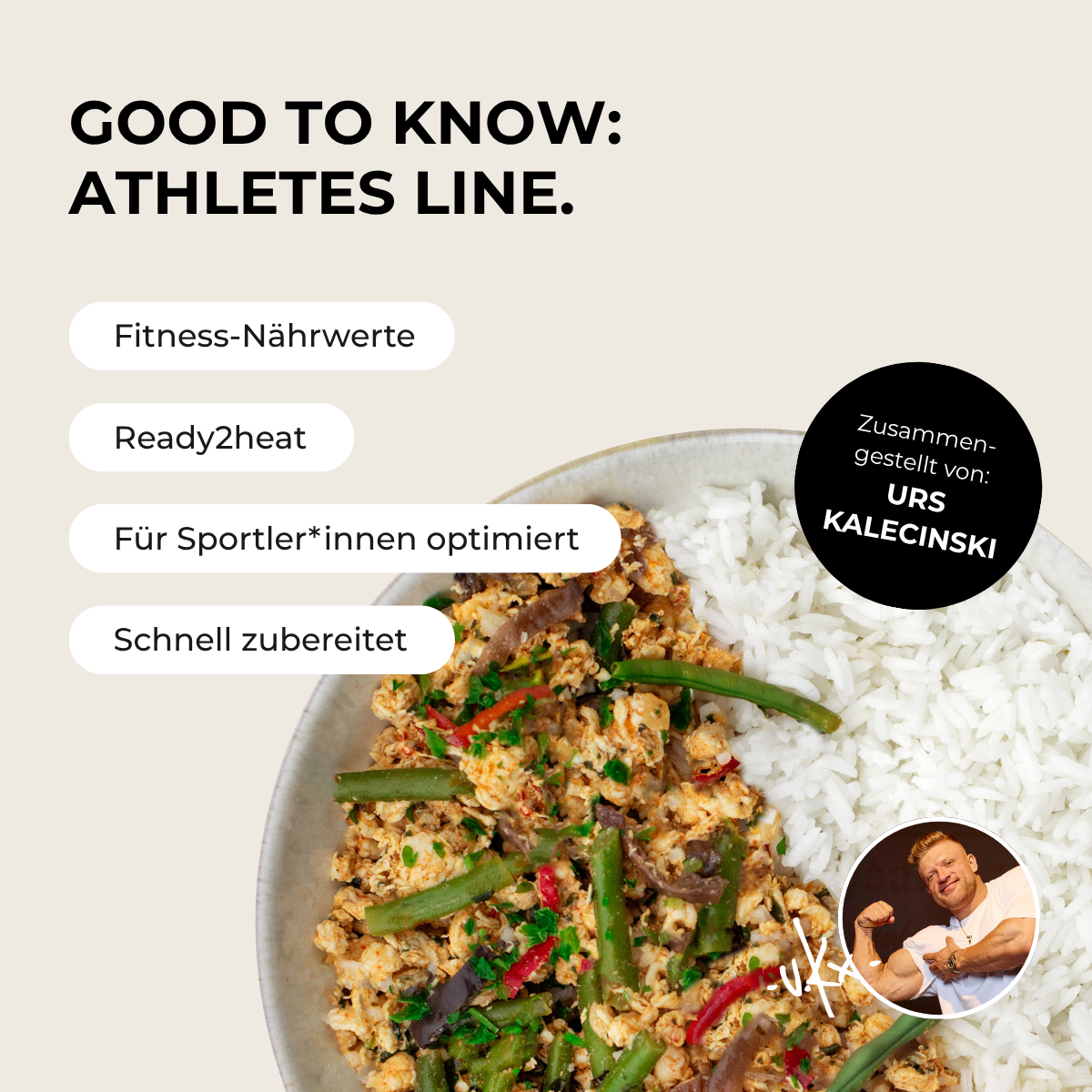 Athletes Line x Urs Kalecinski