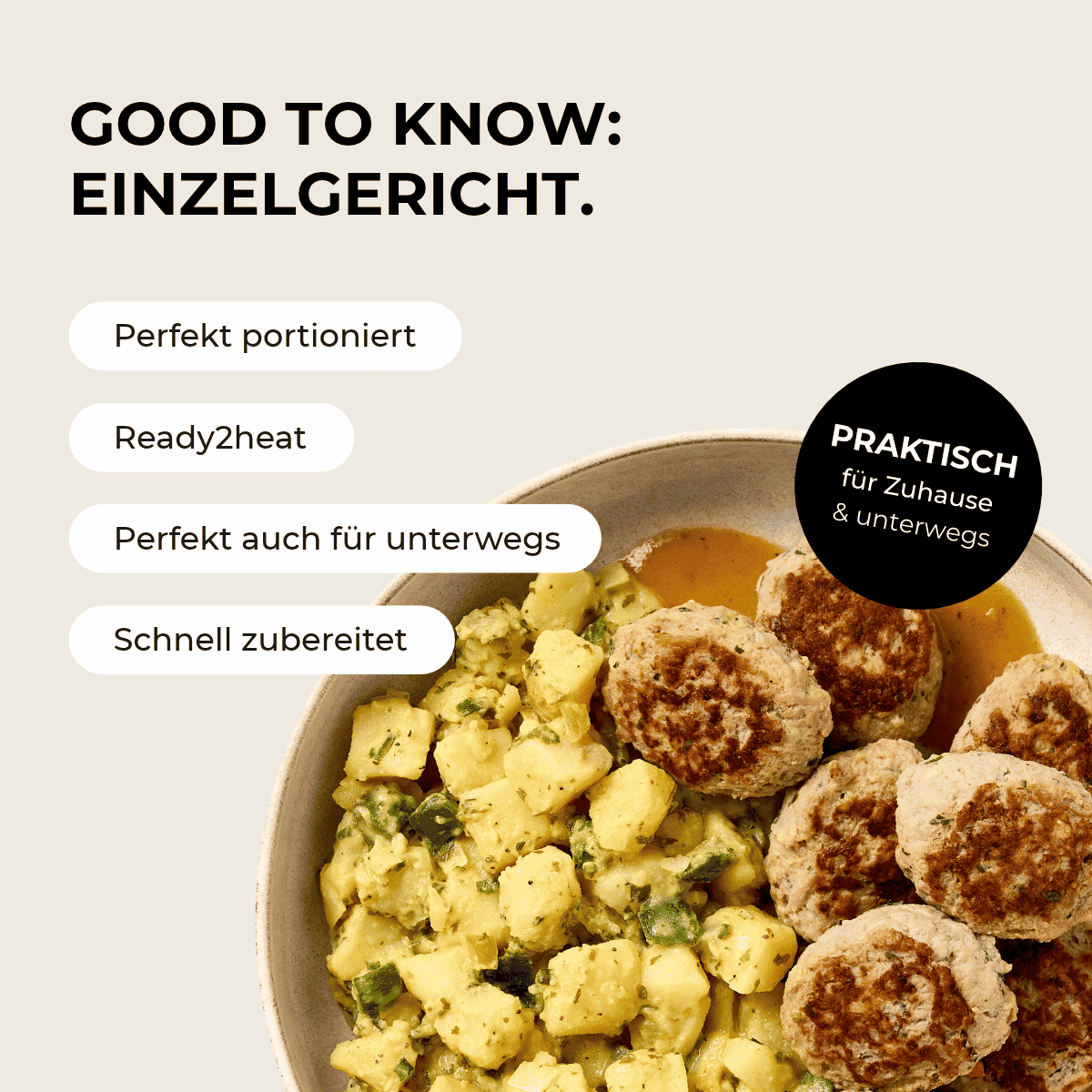 Frikadellen mit Kartoffelsalat