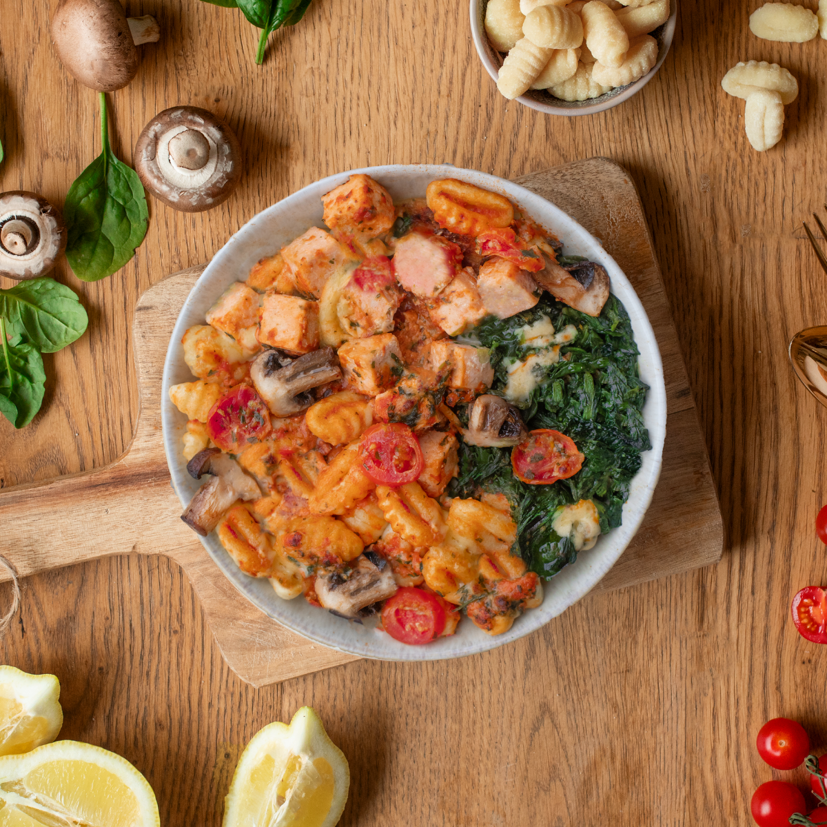 Gnocchi mit Lachs