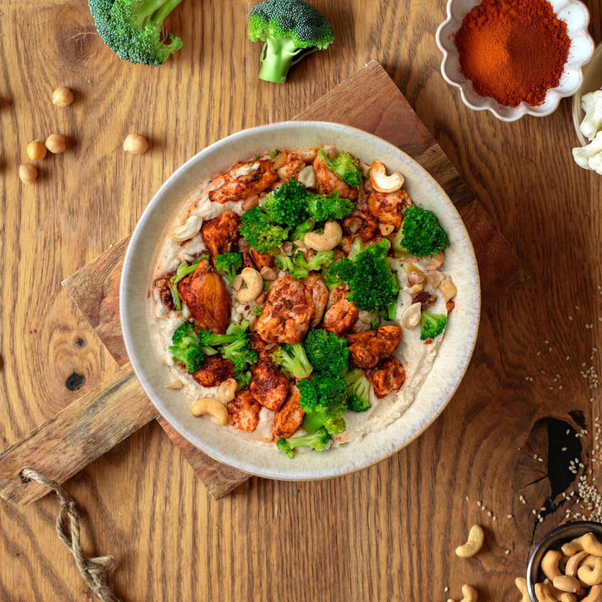CH: Hähnchen mit Hummus
