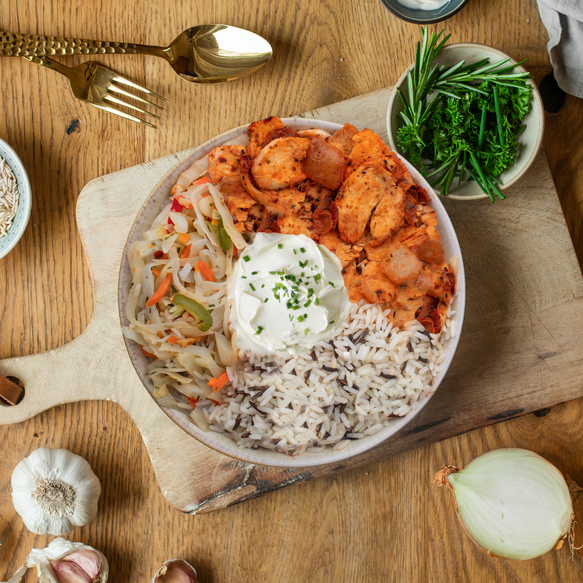 Hähnchen nach Döner-Art