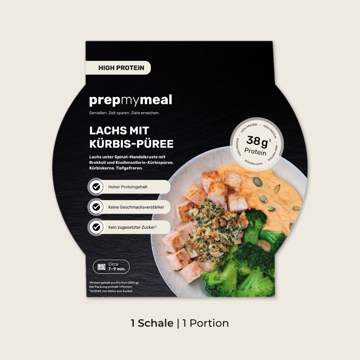 Lachs mit Kürbis-Püree