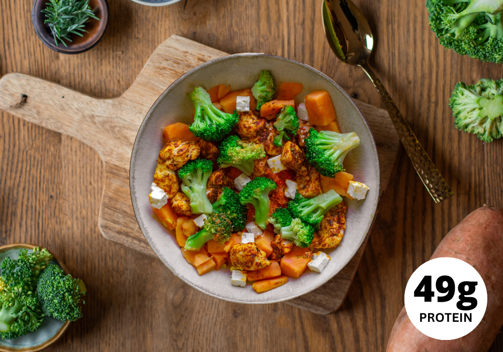 CH: Süsskartoffel Hähnchen Bowl