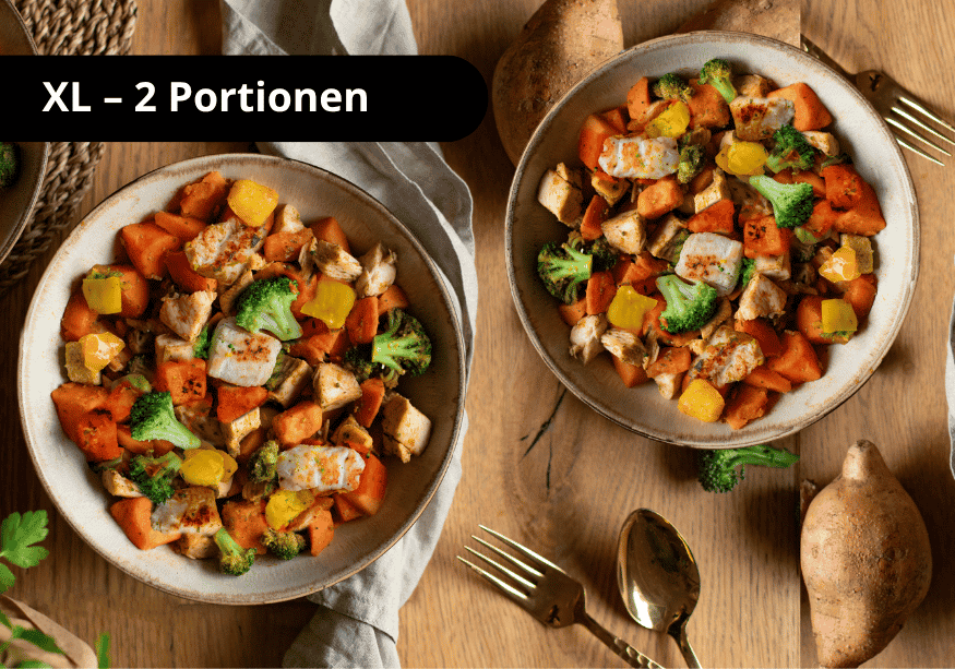 Süßkartoffel Hähnchen Bowl (XL, 2 Portionen)