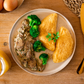 Omelette mit Pilzrahmsosse