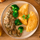 Omelette mit Pilzrahmsosse