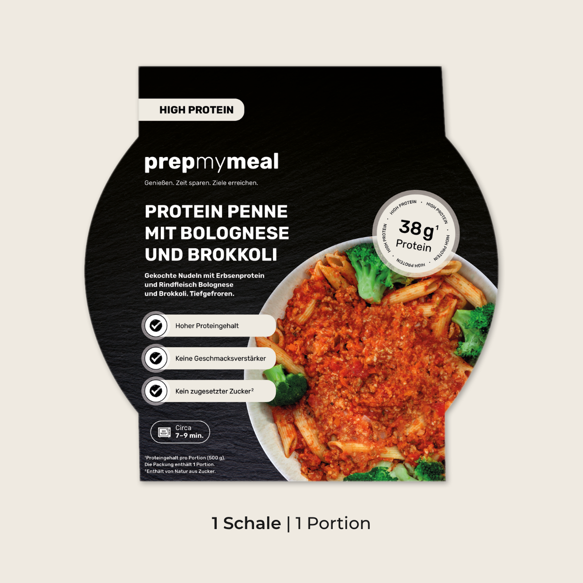 CH: Protein Penne mit Bolognese