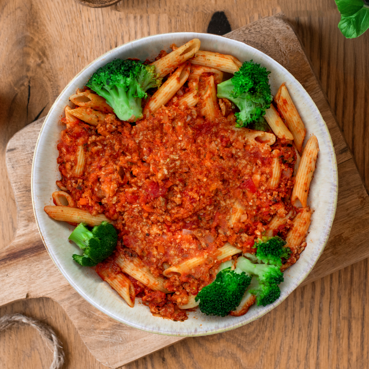 CH: Protein Penne mit Bolognese