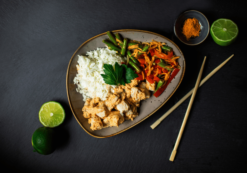 FR: Rotes Curry mit Hähnchenbrust