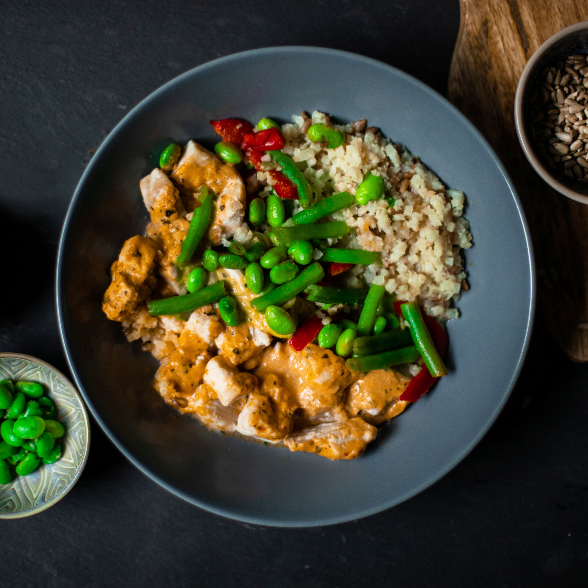 Rotes Hähnchen Curry