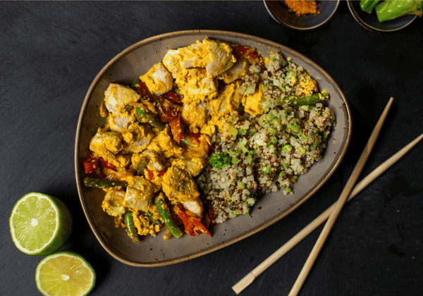 CH: Gelbes Curry mit Hähnchenbrust