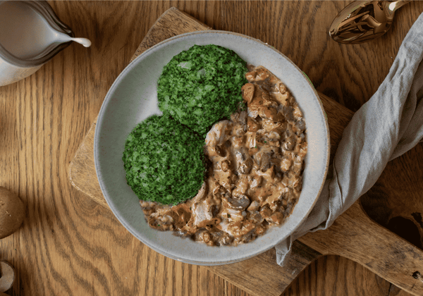 CH: Hähnchenbrust mit Pilzrahmsoße