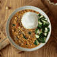 Kokos-Curry mit Linsen und Gemüse