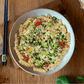 Linsenpasta mit Zitronengrassosse