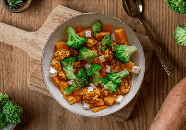 CH: Süsskartoffel Hähnchen Bowl