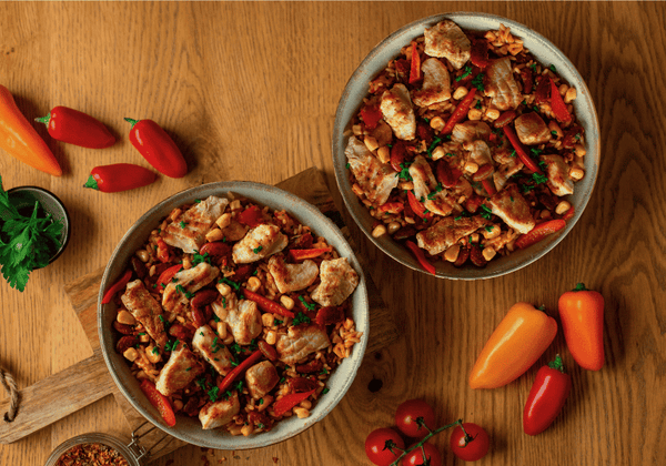 CH: Hähnchen Fajita Bowl (1000g)