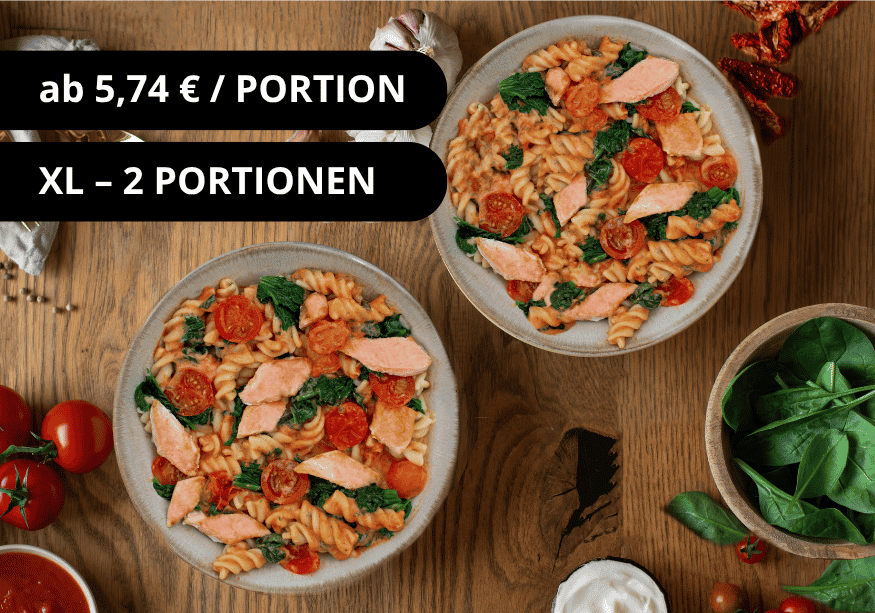 Protein Pasta al Salmone (XL, 2 Portionen)