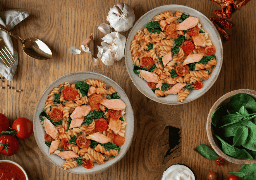Protein Pasta al Salmone (XL, 2 Portionen)