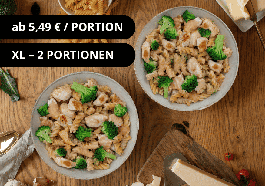 Protein Pasta All'Alfredo (XL, 2 Portionen)