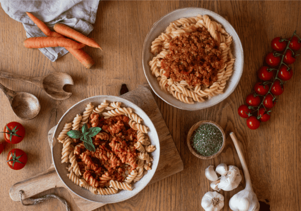 CH: Vegane Protein Pasta Bolognese (XL, 2 Portionen)