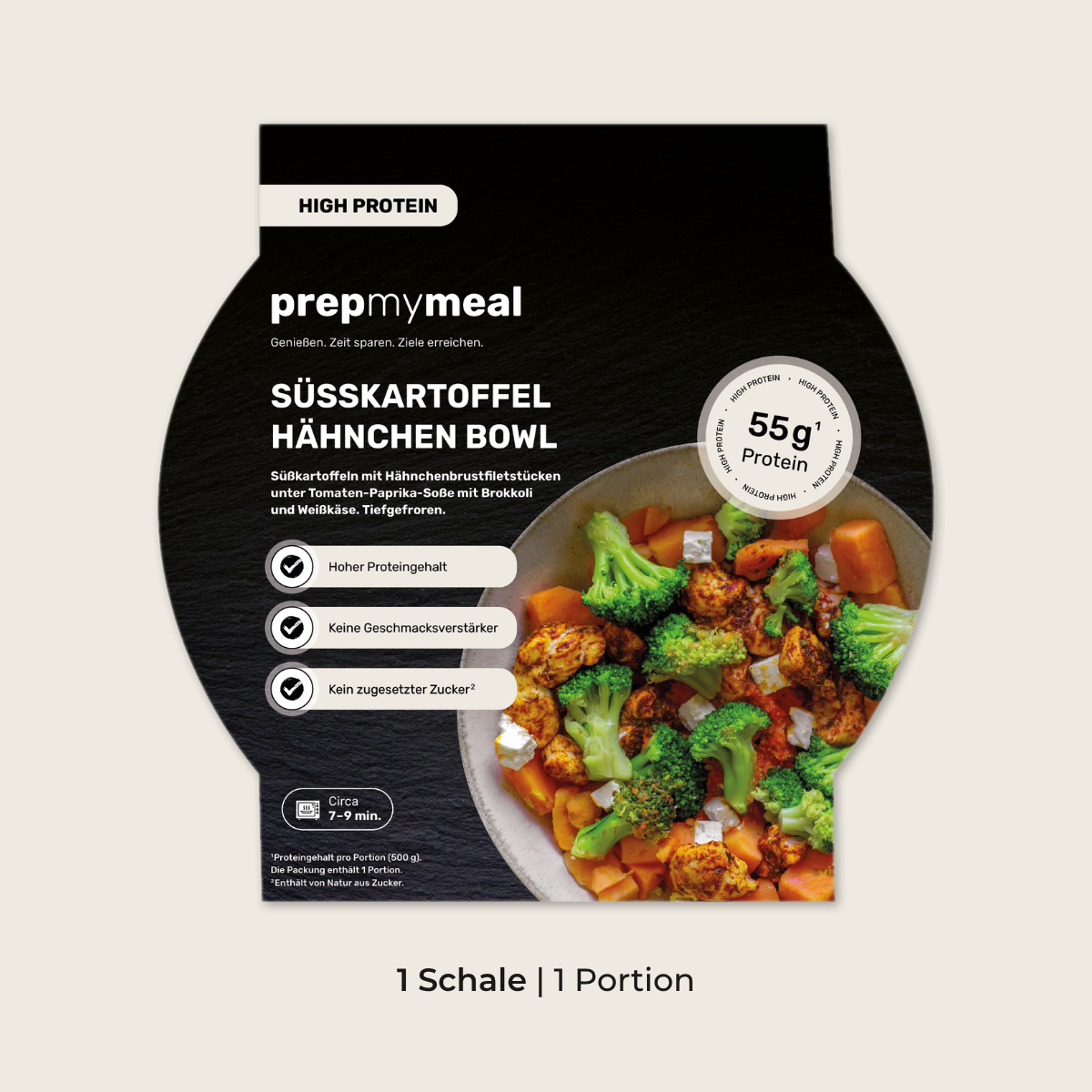 Süsskartoffel Hähnchen Bowl