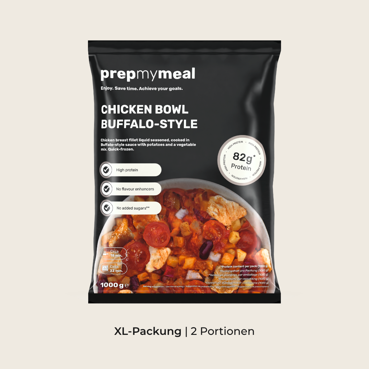 CH: Hähnchen Bowl Buffalo-Style (XL, 2 Portionen)